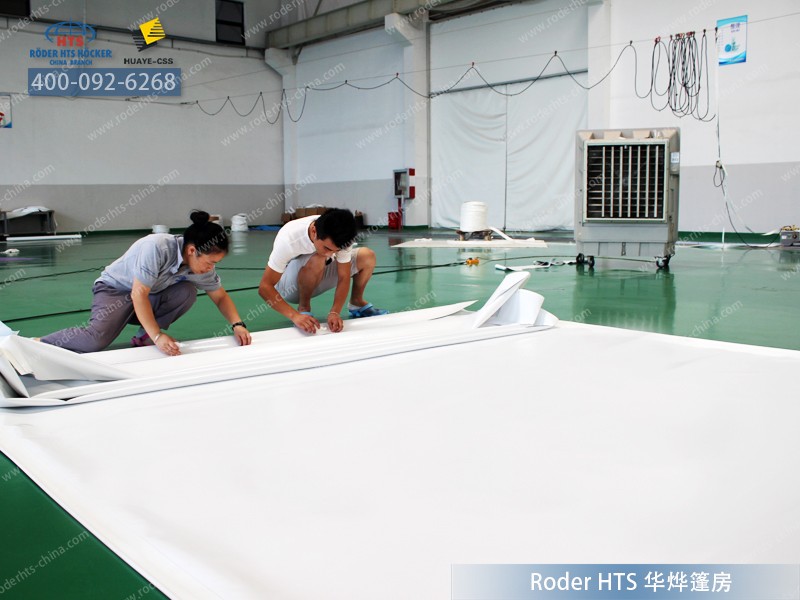 華燁裝配式篷房(篷布展示) 華燁裝配式篷房(篷布展示)