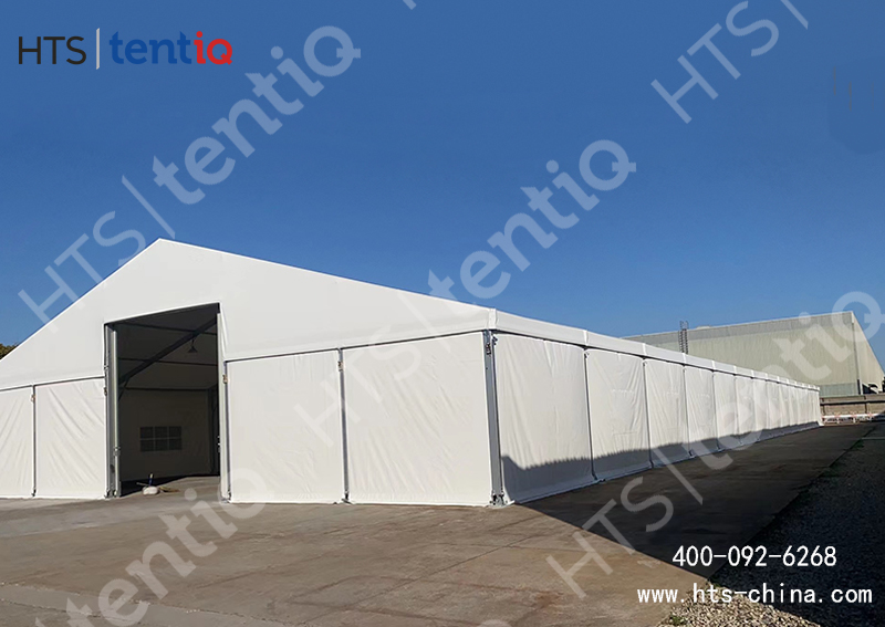 現(xiàn)有廠房不能再擴(kuò)建，用鋁合金工業(yè)倉庫篷房能快速解決