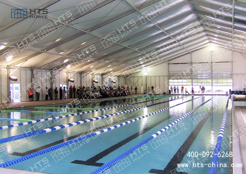 室外游泳池篷房為露天現有泳池加蓋方案