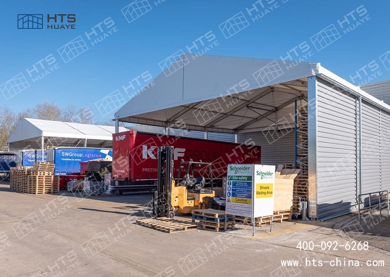 可以在現有空地上直接搭建戶外臨時倉儲篷房