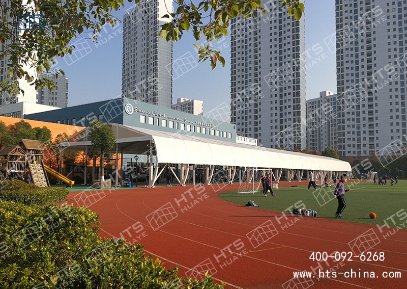 華燁建筑科技很幸運為全國各地設計并提供了多座裝配式篷房籃球館 華燁建筑科技很幸運為全國各地設計并提供了多座裝配式篷房籃球館