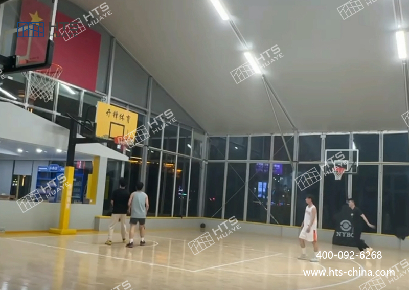 河南開(kāi)封新增一座籃球館篷房，打造運(yùn)動(dòng)新地標(biāo)