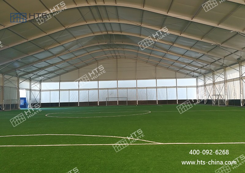 足球場蓬房為足球愛好者快速解決“想踢球卻找不到場地” 的困境