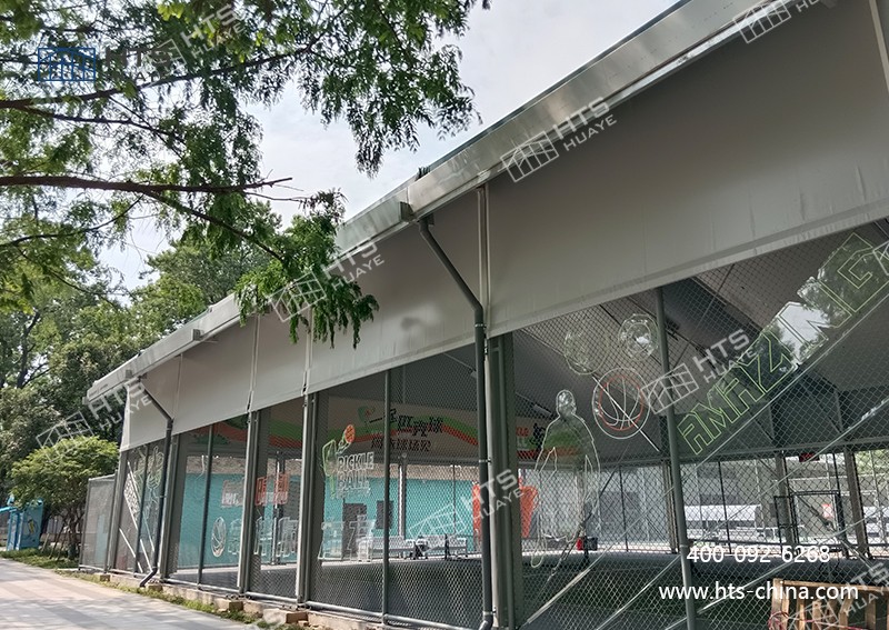 匹克球篷房優(yōu)選鋁合金框架，打造全尺寸全天候運動空間