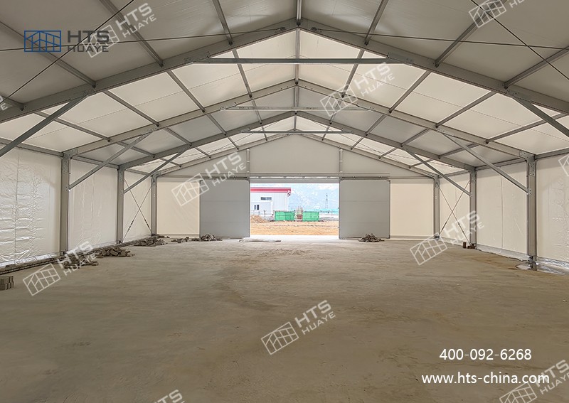 為核電行業提供的第6座倉儲篷房，事實證明“好產品自帶說服力”