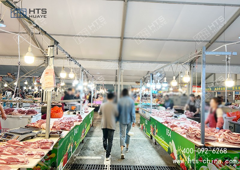 鋁合金菜市場篷房成為民生工程與企業(yè)運營的優(yōu)選方案