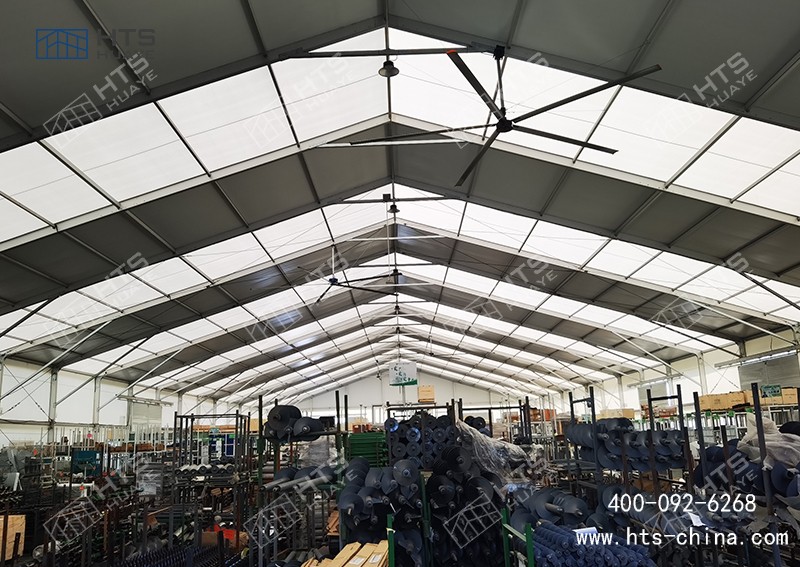 可重復(fù)拆卸的鋁合金倉庫篷房完美解決企業(yè) “燃眉之急”