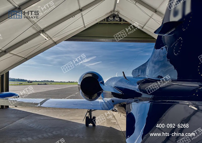 鋁合金可拆卸機庫篷房為航空運營提供了更具性價比的設施選擇