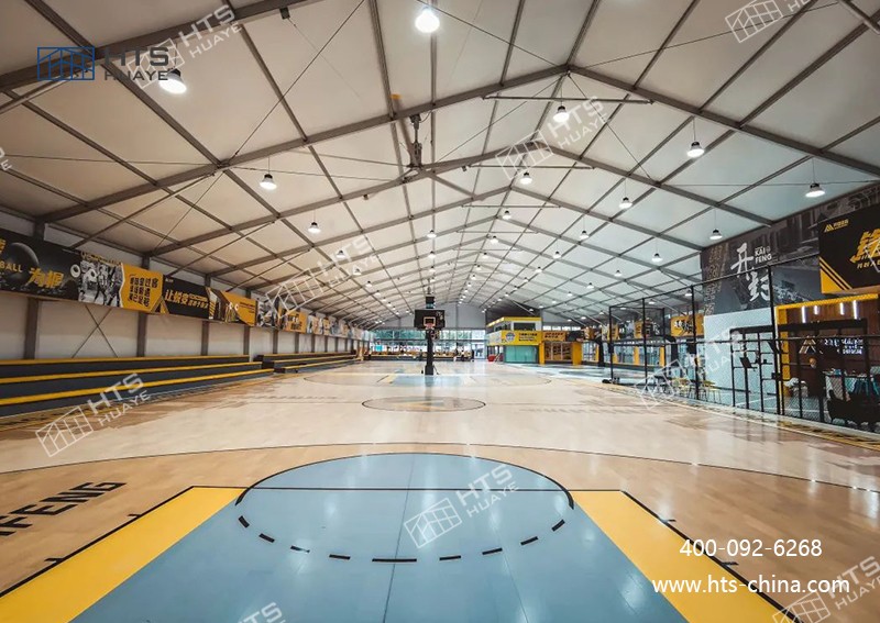 篷房球館建造效率碾壓鋼結構，20天打造專業級球館